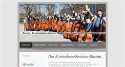 Desktop Screenshot of bassini.de