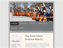 Tablet Screenshot of bassini.de